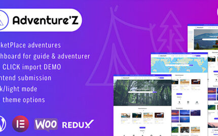 Adventure'Z - Modern Macera Pazarı WordPress Teması