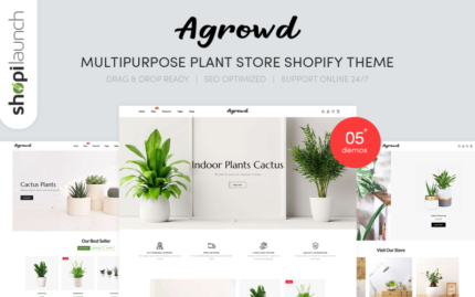 Agrowd - MultiPurpose Plant Store Shopify Teması