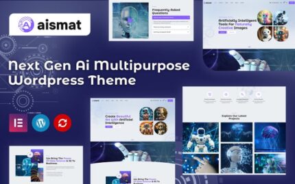 Aismat - AI Yapay Zeka ve Teknoloji WordPress Teması