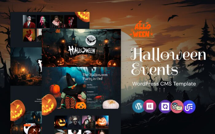 AlloWeen - Cadılar Bayramı Partisi ve Etkinlikleri WordPress Elementor Teması