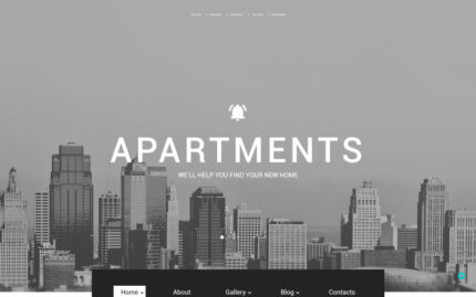 Apartments Web Sitesi Şablonu