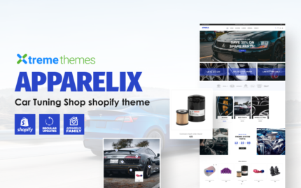 Apparelix Car Tuning Shop Shopify Teması