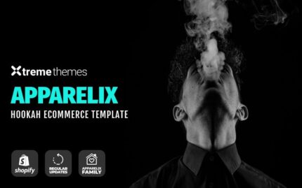 Apparelix Hookah Online e-Ticaret Şablonu Shopify Teması