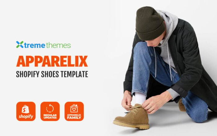 Apparelix Shoes Store Design Shopify Teması