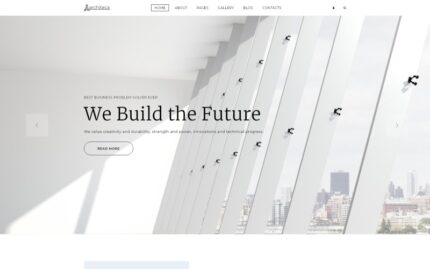 Architeca - Mimarlık Ajansı Çok Sayfalı Şık Joomla Şablonu