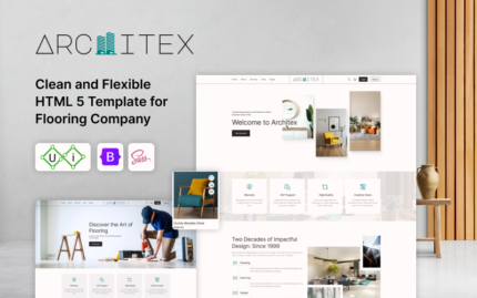 Architex - Çok Sayfalı Mimarlık, Döşeme, İç Mekan ve Dış Cephe Şirketi HTML Web Sitesi Şablonu