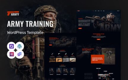 Armyy - Askeri ve Ordu Eğitim Okulu WordPress Elementor Teması