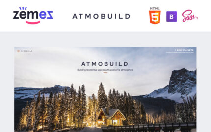 Atmobuild - İnşaat İş Sitesi Şablonu