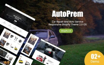 AutoPrem - Araba Tamiri ve Oto Servisi Duyarlı Shopify Teması 2.0