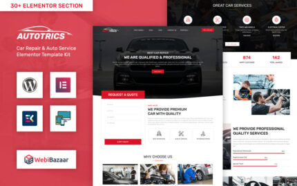 Autotrics - Otomobil ve Araba Aksesuarları Mağazası WordPress Teması