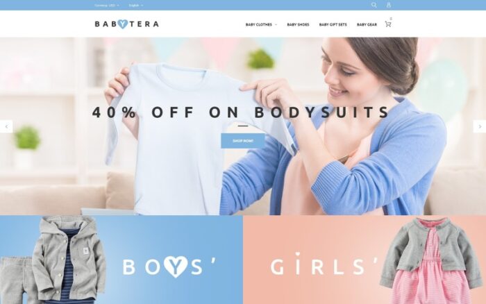 Babytera - Bebek Mağazası Magento Teması