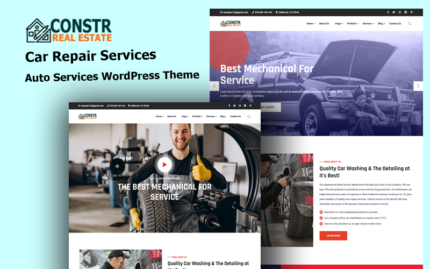 bConstruct - Araba Tamiri ve Oto Servisleri WordPress Teması