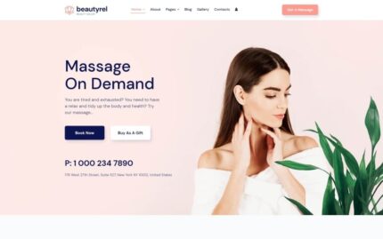 Beautyrel - Güzellik Salonu Joomla Teması