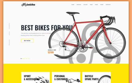 Bebike - Spor Bisiklet Mağazası HTML Şablonu