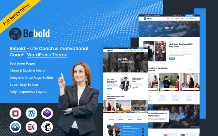 Bebold - Yaşam Koçu ve Motivasyon Koçu Wordpress Teması