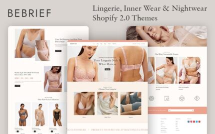 Bebrief - İç Giyim ve Bikini, İç Giyim Moda Mağazası Çok Amaçlı Shopify 2.0 Duyarlı Teması