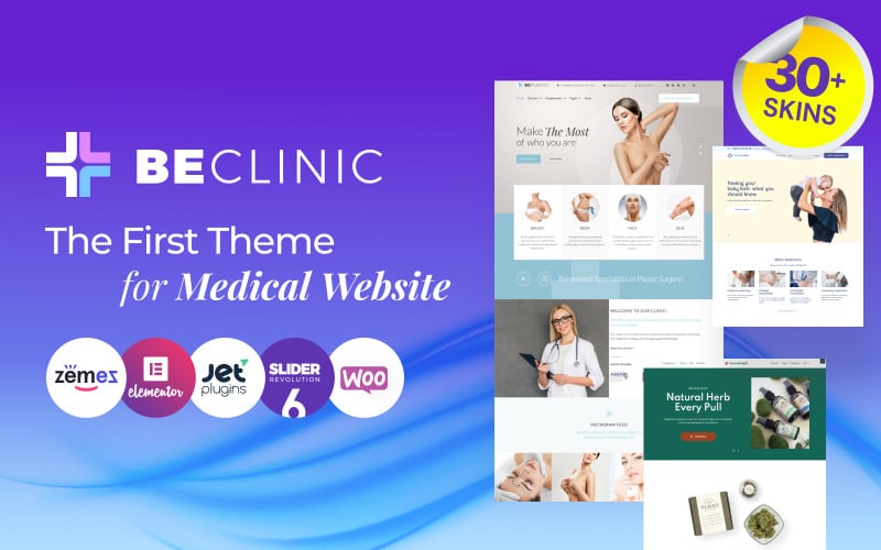 BeClinic - Çok Amaçlı Tıbbi Temizlik WordPress Teması