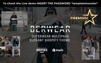 BERWEAR - Fashion Multipage Elegant Shopify Teması