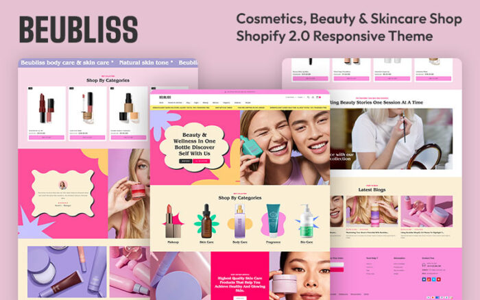 Beubliss - Güzellik ve Kozmetik Mağazası Çok Amaçlı Shopify 2.0 Duyarlı Teması