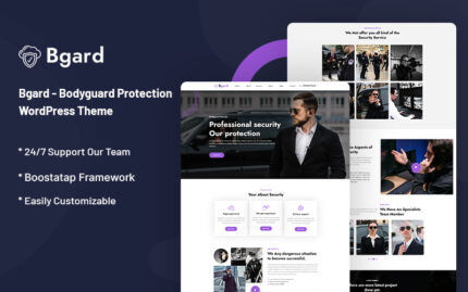 Bgard - Koruma Koruması WordPress Teması