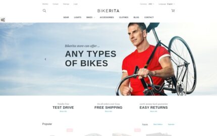 Bikerita PrestaShop Teması