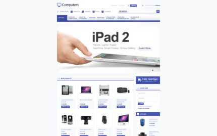 Bilgisayar Malzemeleri VirtueMart Şablonu