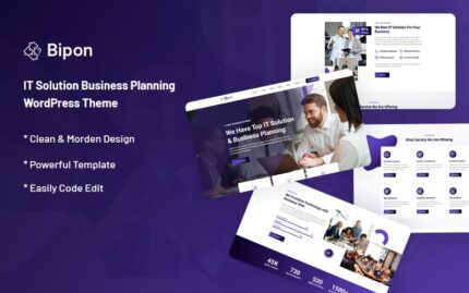 Bipon - BT Çözümü ve İş Planlaması WordPress Teması