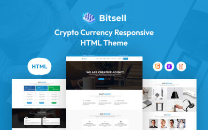 Bitsell – Kripto Para Birimi Web Sitesi Şablonu