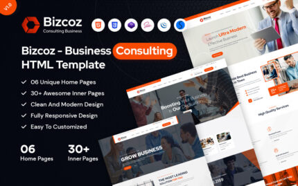 Bizcoz - Danışmanlık İş HTML Şablonu