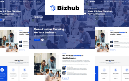 Bizhub-İş ve Kurumsal Html5 Şablonu