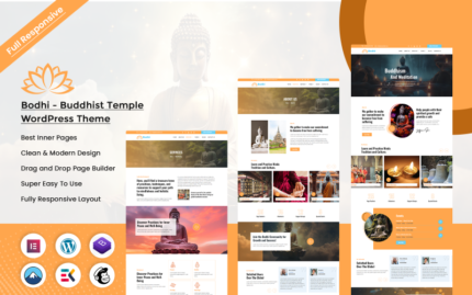 Bodhi - Budist Tapınağı Wordpress Teması