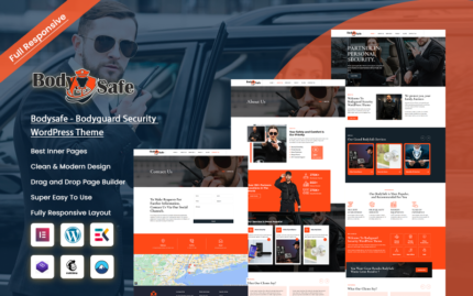 Bodysafe - Koruma ve Güvenlik Ajansı WordPress Teması