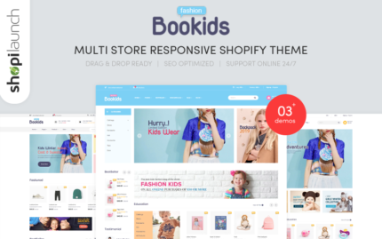 BooKids - Çok Mağaza Duyarlı Shopify Teması