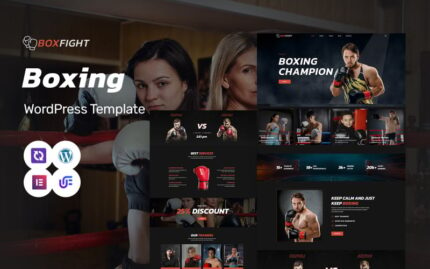 Boxfight - Boks Kulübü Ve Vücut Geliştirme WordPress Elementor Teması