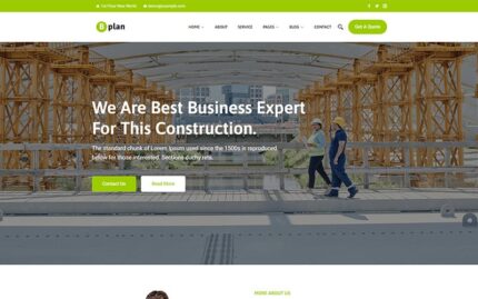 Bplan - Ev Planı İnşaatı WordPress Teması