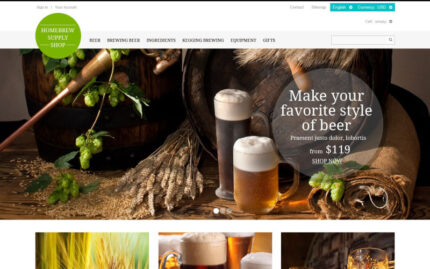 Brewery Responsive PrestaShop Teması