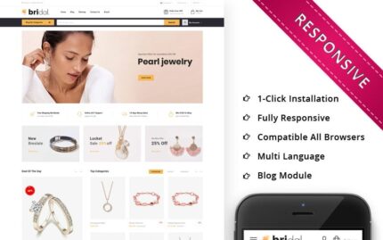 Bridal - The Jewellery Store Responsive OpenCart Şablonu