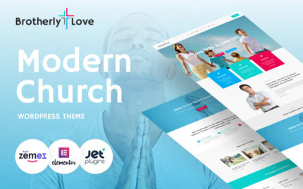 BrotherlyLove - Modern Kilise WordPress Teması