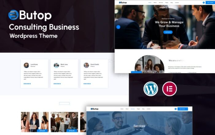 Butop - Danışmanlık İşletmesi WordPress Teması