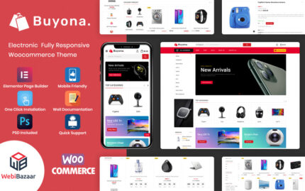 Buyona - Çok Amaçlı Elektronik WooCommerce Teması