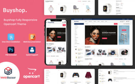 BuyShop - Çok Amaçlı Duyarlı OpenCart Şablonu