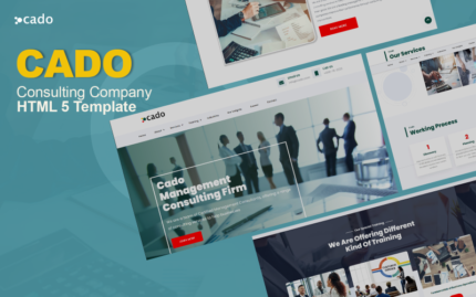 Cado - Yönetim ve danışmanlık şirketi HTML5 Şablonu