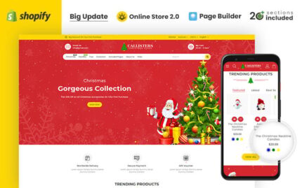 Callisters Gift Store Shopify Teması