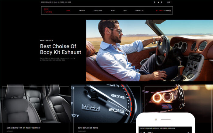 Car Tuning - Car Tuning Multipage Modern Shopify Teması