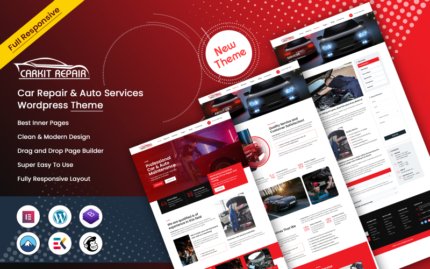 Carkit - Araba Tamiri ve Oto Servisleri WordPress Teması