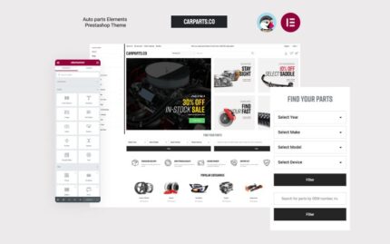 Carpartsco - Elements Auto Part Prestashop Teması