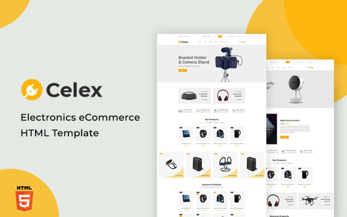 Celex - Elektronik e-Ticaret Web Sitesi Şablonu