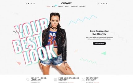 Chemisy - Clothes Elementor WooCommerce Teması