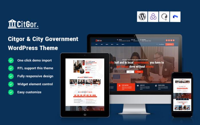 Citgor - Şehir Yönetimi WordPress Teması