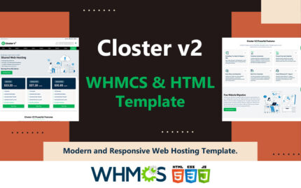 Closter v2 HTML ve WHMCS Teması